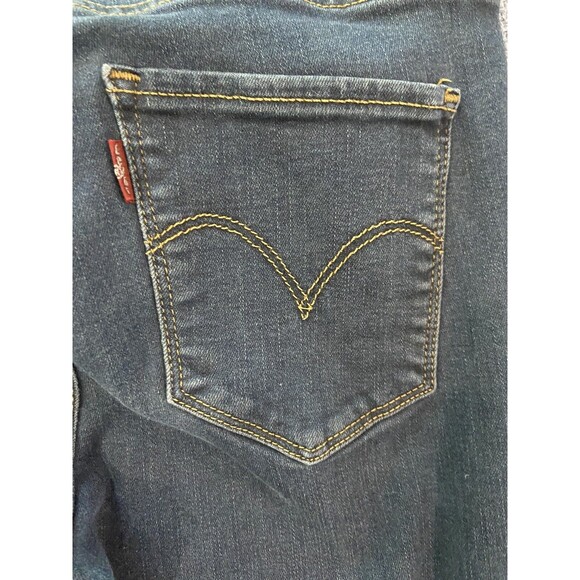 Levi's Levis 720 High Rise Super Skinny Leg Stretch Jeans Size 25 25x30 Raw Hem - Picture 7 of 14